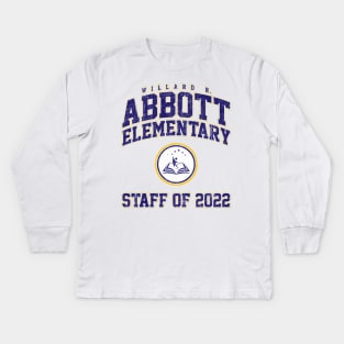 Abbott Elementary Staff of 2022 (Variant) Kids Long Sleeve T-Shirt